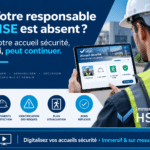 Votre responsable HSE est absent ? Votre accueil sécurité continue !